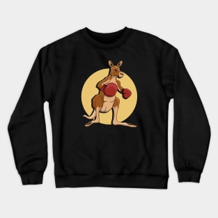 Boxing Kangaroo Crewneck Sweatshirt